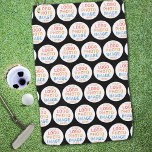 Simple Logo or Photo Repeating Pattern Golf Towel<br><div class="desc">Create your own custom colour golf towel with your logo or precropped photo, artwork or image in a repeating pattern to utilize for promotion or marketing your golf course or club, recognize golf club league or team members, create a special gift for a golf enthusiast, etc. The sample shows an...</div>