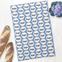 Simple Logo Pattern Business Promotional Blue
