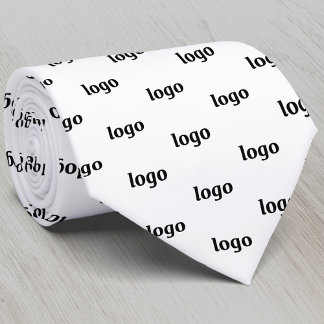 Simple Logo Pattern Business Tie