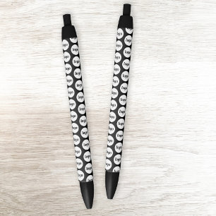 Simple Logo Pattern Promotional Business Black Ink Pen