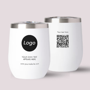Simple Logo Professional Business QR code
