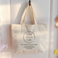 Simple Logo Promotional Bag, Business or Shop,