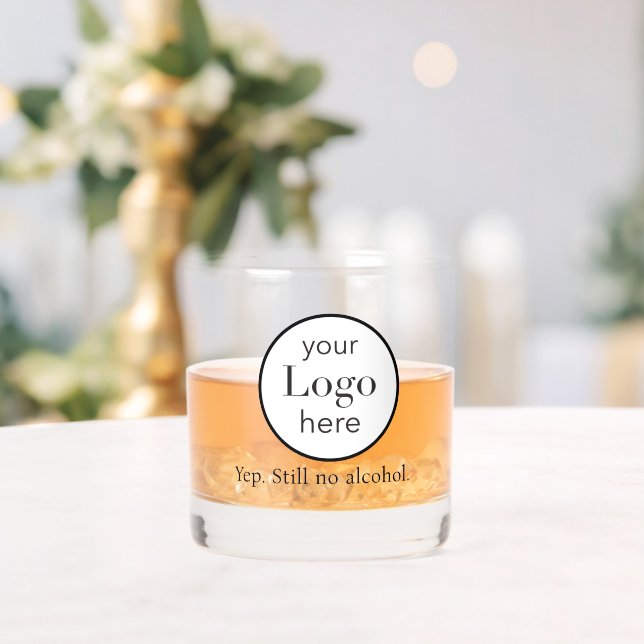 Simple Logo Sober Bar Whiskey Glass (Insitu (Wedding))