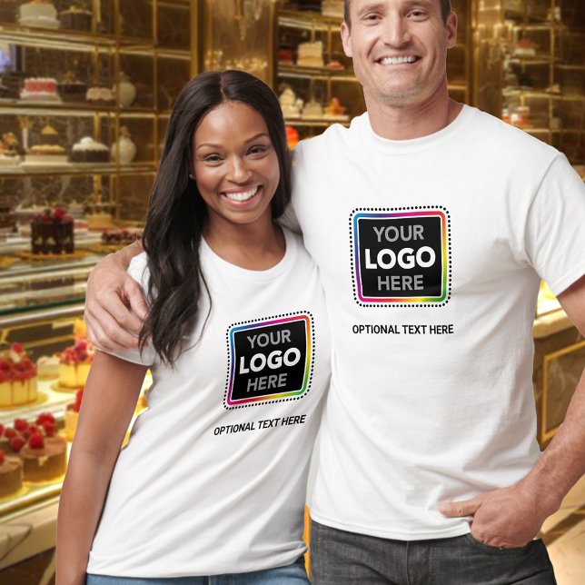 Simple Logo T-Shirt with Optional Text / Slogan (Creator Uploaded)