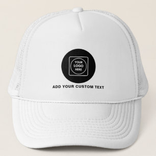 Simple Logo Text Promotional Business Trucker  Hat