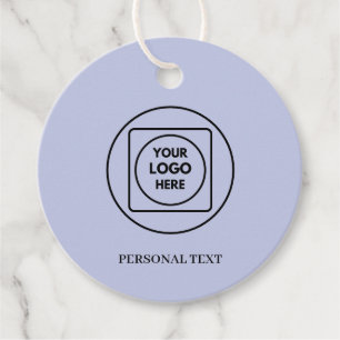 Simple Logo Text QR Code Business Label price tags