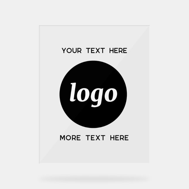 Simple Logo Texte promotionnel Business (Recto)