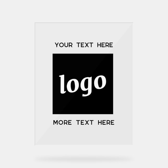 Simple Logo Texte promotionnel Business (Recto)
