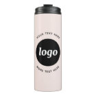 Simple Logo With Text Blush Pink Business