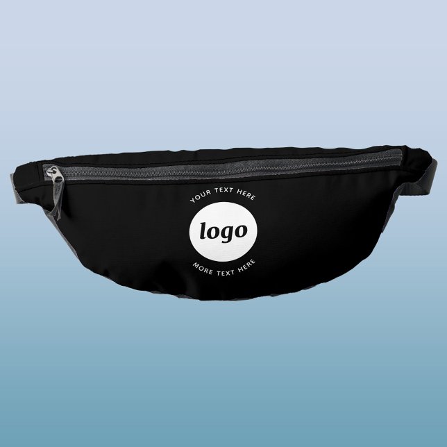 Simple Logo With Text Business Promotional Fanny Pack (Custom logo with text business promotional fanny pack)