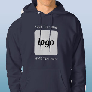 Simple Logo With Text Business Promotional Hoodie