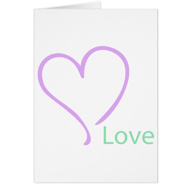 Simple Love and Heart (Front)