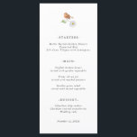 Simple love birds Wedding Menu Card<br><div class="desc">Designed to coordinate with our Love Birds Collection, this dainty wedding menu card features watercolour love birds on flowers, and simple & classic font. For more advanced customisation of this design, e.g. changing layout, font or text size please click the "CUSTOMIZE" button above. Please contact me for any questions!</div>