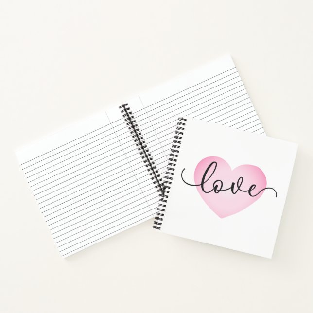 Simple Love Calligraphie Valentine | Carnet (Intérieur)