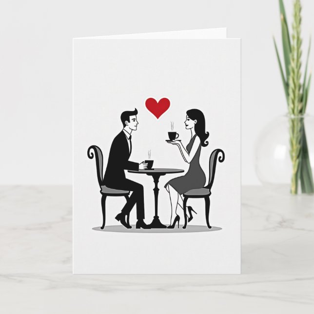 Simple Love Coffee Card (Front)