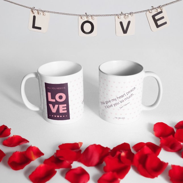 Simple love coffee mug (Creator Uploaded)