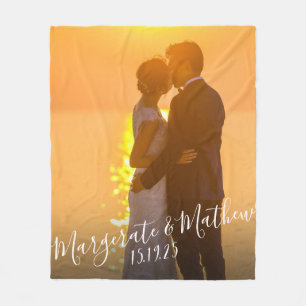 Simple Love Editable Colour Personalized Blanket