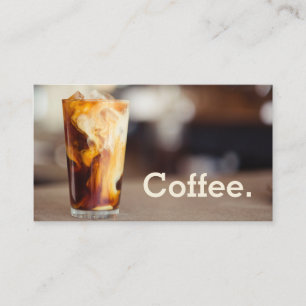 Simple Loyalty Iced Coffee Punch-Card Card