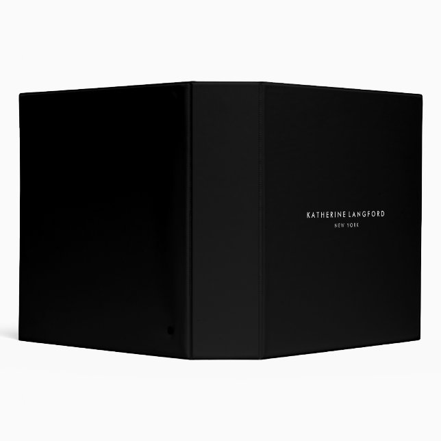 Simple Luxury Black & White Minimal Boutique Binder (Background)