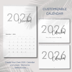 Simple Luxury Design Calendar