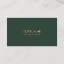 Simple Luxury Professional MinimalistBusiness Card
