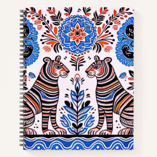 simple madhubani painting notebook