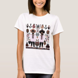 simple madhubani painting T-Shirt