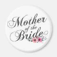 Simple Magnet de mariage de la mère de la mariée