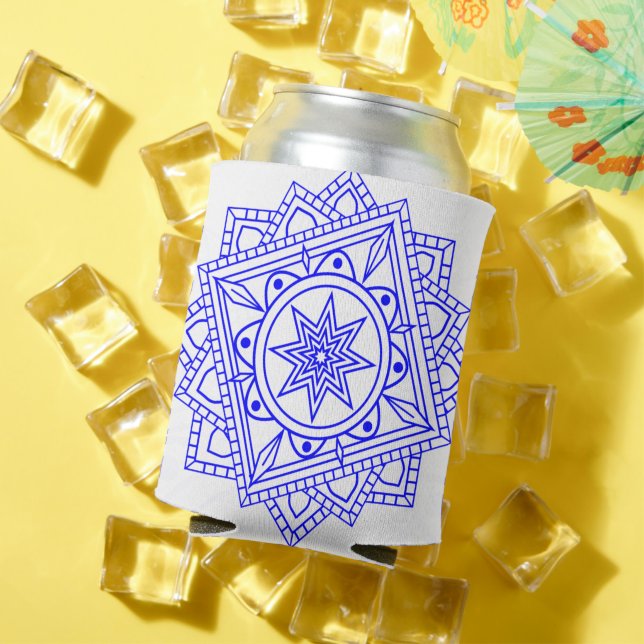 Simple Mandala 2 Can Cooler (In Situ Summer)