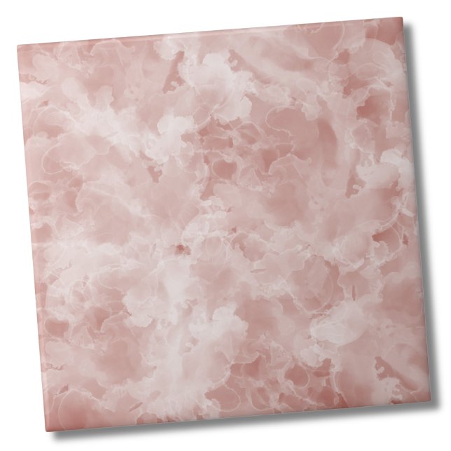Simple Marble Terracotta Pink Tile (Simple Marble Terracotta Pink Ceramic Tile)