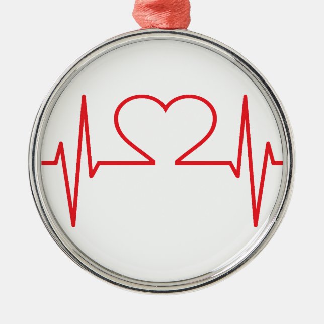 Simple Medical Metal Ornament (Front)
