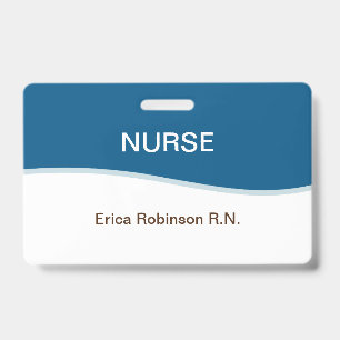 Simple Medical Nurse Hospital ID Badges