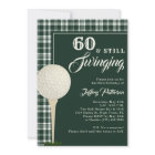 Simple Men's Golf Milestone Birthday Party