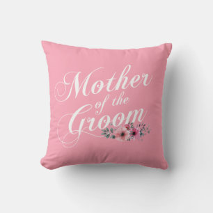 Simple Mère du Marié Mariage Coussin Jetable