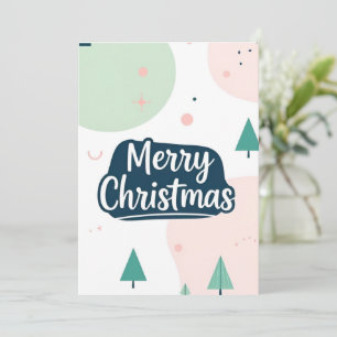 simple merry christmas invitation