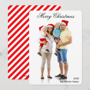 Simple Merry Christmas - Photo Card