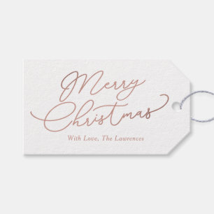 Simple Message EDITABLE COLOR Holiday Gift Tags