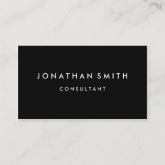 Simple minialist modern professional business card