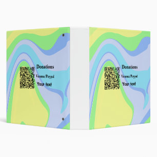Simple minimal add barcode donations venmo paypal binder