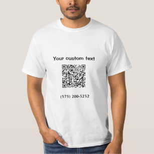 Phone Number T Shirts Shirt Designs Zazzle CA