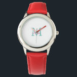 simple minimal add name monogram green pink blue t watch<br><div class="desc">beautiful design</div>