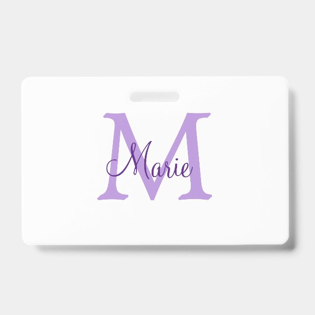 simple minimal add name monogram pink red   throw  badge (Front)