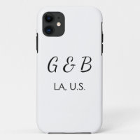 SIMPLE MINIMAL add your couple name city name text
