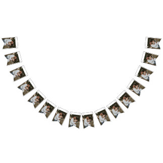 simple minimal add your custom photo image text pa bunting flags