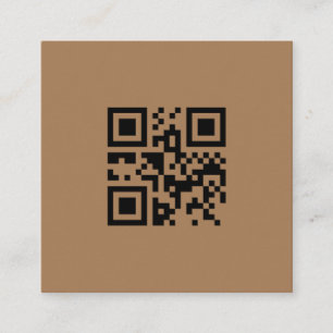 SIMPLE MINIMAL ADD YOUR LOGO CUSTOM TEXT HERE BUSI SQUARE BUSINESS CARD