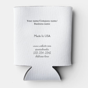 simple minimal add your logo/design here business can cooler