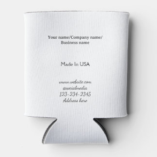simple minimal add your logo/design here business can cooler