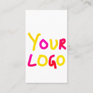 simple minimal add your logo/design here business  card