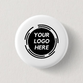 Simple minimal add your logo/design here button