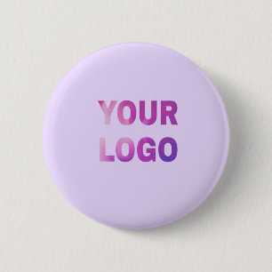 simple minimal add your logo/design here text      2 inch round button